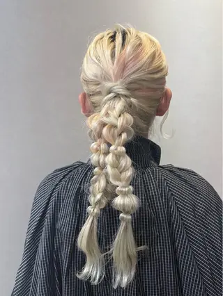 ロング カラー ヘアアレンジ "Daisy" Rio /大名・天神のヘアスタイル