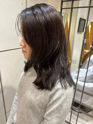 ミディアム ボブ/ショート/金田 夏葵のヘアスタイル