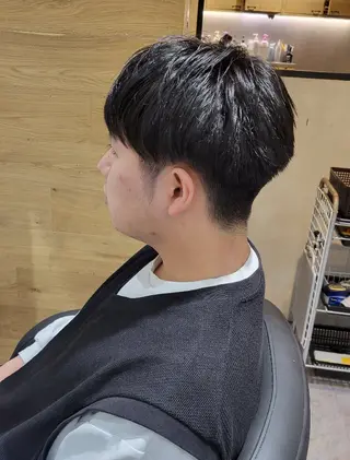 メンズ Ayu🐾縮毛矯正/ ブリーチ無しカラーのヘアスタイル