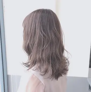 セミロング カラー 伊藤 華紀ᵕ̈*のヘアスタイル