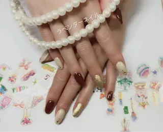 ネイル ラベンダー💖日暮里 ルル💖ネイルのネイルデザイン