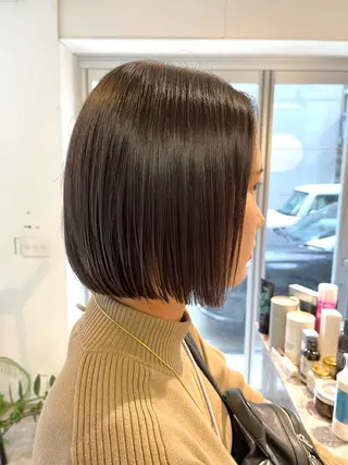 ミディアム カラー 池田 寿子のヘアスタイル