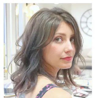 セミロング カラー お気軽にどうぞ ✩☪︎⋆｡IZUMIのヘアスタイル