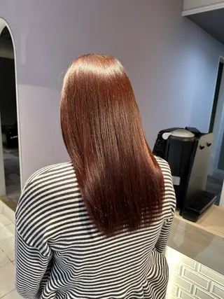 セミロング カラー 北千住 髪質改善 カナのヘアスタイル
