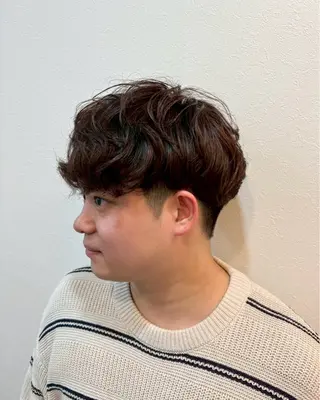 ミディアム パーマ あすか｜垂水 ｜モデル募集のヘアスタイル