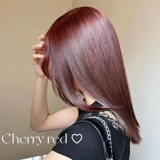 セミロング カラー Aoi 🎀 Ly hairのヘアスタイル