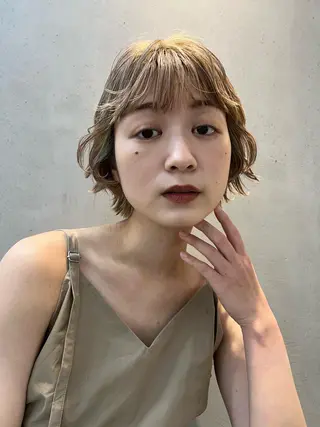 ミディアム Ｖｉｏｔ  銀座 樋口 桃佳のヘアスタイル