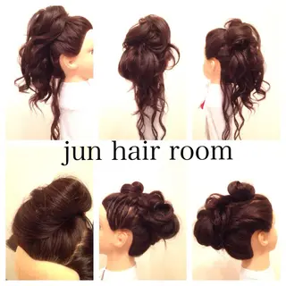 ヘアアレンジ 【体験】韓国 メイク&ヘア天神のヘアスタイル
