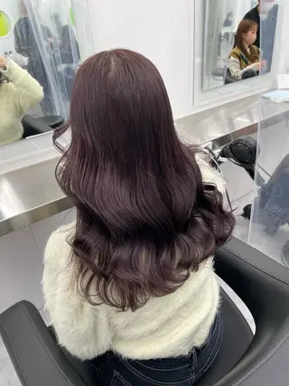 ロング 🤍韓国艶ワンホン ヘアMayu🤍のヘアスタイル