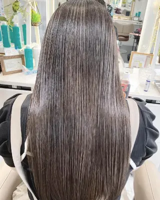 ロング カラー ＡＳＨ大宮/ブリーチ 髪質改善/カラーのヘアスタイル