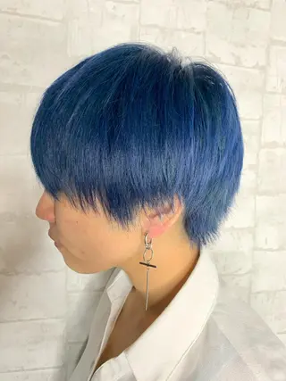 ショート カラー 船津武俊 フナツタケトシのヘアスタイル