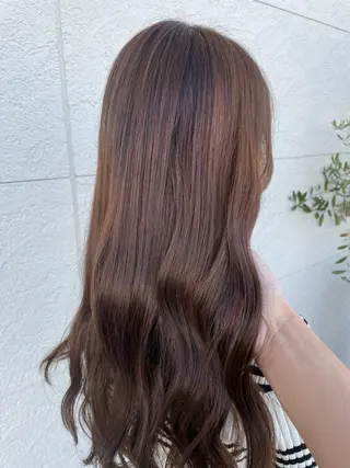 ロング カラー 鵜飼 真伍のヘアスタイル