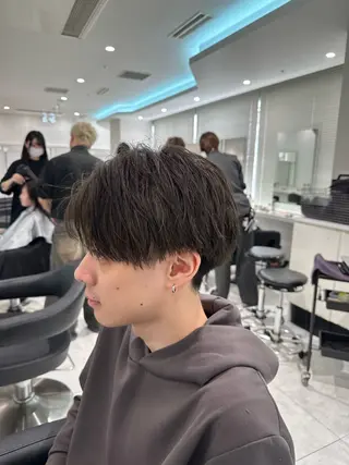 ショート カラー メンズ 🐺韓国風メンズ特化 あさひ🐺のヘアスタイル