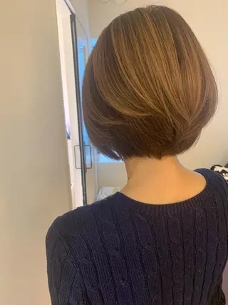 ショート ハイトーンカラー🩵 耳ツボジュエリー👂のその他イメージ
