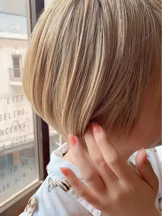 ショート カラー 💛丁寧さNo.🥇 🧸片山智裕💛のヘアスタイル