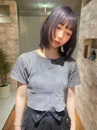 ミディアム カラー mai / linoah˚✧のヘアスタイル