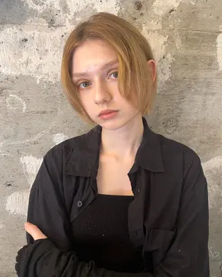 ショート 城野将志🫧美髪矯正 透明感カラー🎨のヘアスタイル