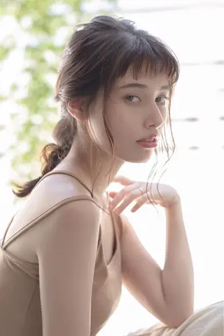 ミディアム カラー パーマ ヘアアレンジ メンズ キッズ ネイル マツエク・マツパ premier modelsのヘアスタイル