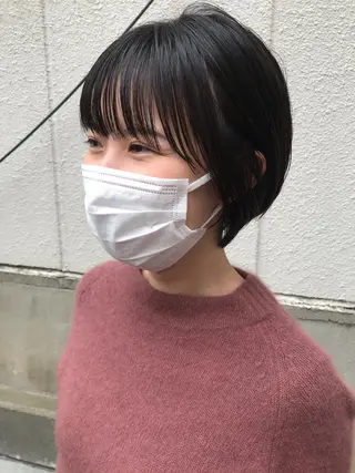 ショート さの あやねのヘアスタイル