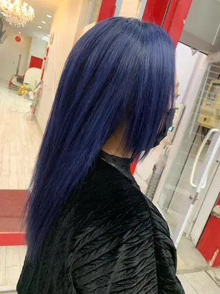 ロング 今村公介 ブリーチ特化、派手髪のヘアスタイル
