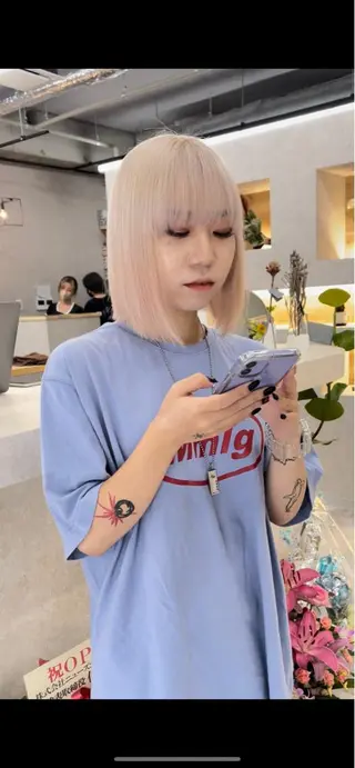 ショート 福山 晴香のヘアスタイル