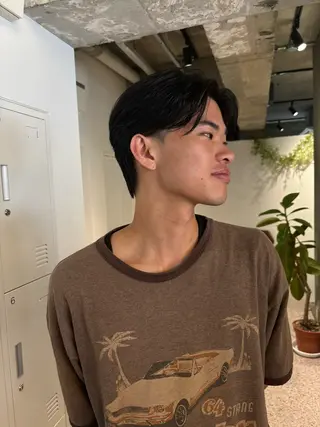 ショート メンズ 丸山璃子 /パーマ/レイヤーのヘアスタイル