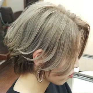 ショート 植田 /エクステ /ブリーチ/髪質改善のヘアスタイル