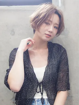 ショート カラー 高濃度水素/髪質改善 /柳原大輝のヘアスタイル