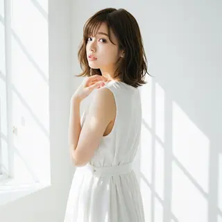 ミディアム ✂︎ ｼﾝﾀｸ ✂︎のヘアスタイル