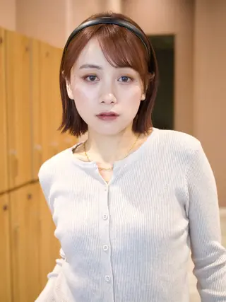 ミディアム カラー 越後 遥/ 透明感カラー🪞🤍のヘアスタイル