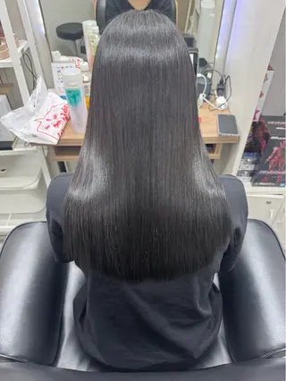 ロング カラー 艶髪改善師/高橋潤 /縮毛矯正のヘアスタイル