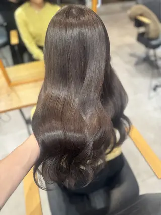ロング カラー 宮本 優のヘアスタイル