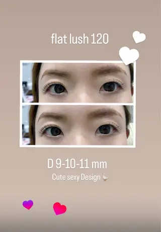 マツエク・マツパ est所属・小林 鈴華のマツエク・マツパデザイン