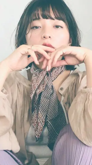 ショート カラー 大野 あさみのヘアスタイル