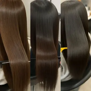 ロング かがみ/メンテナンス カット無料のヘアスタイル