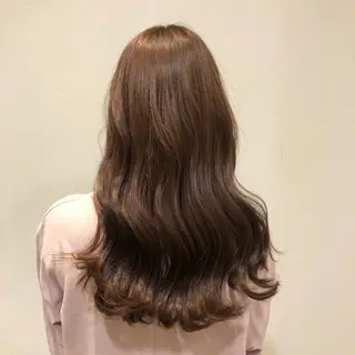ロング カラー 森 邑奈のヘアスタイル