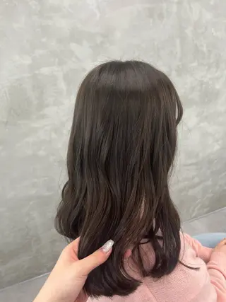 ロング カラー yuuna ✮ door whiteのヘアスタイル