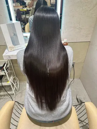 ロング パーマ 髪質改善⭐️縮毛矯正 中野⭐️Rinaのヘアスタイル