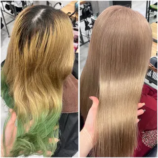 セミロング カラー MAKO ❤️🔥NEXTのヘアスタイル