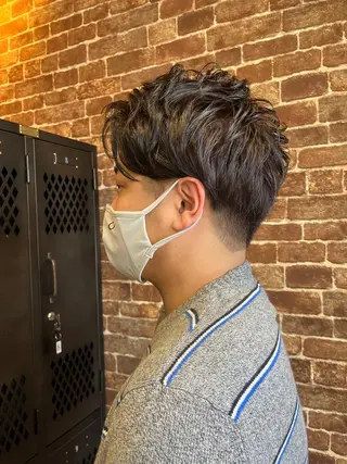 ショート カラー パーマ ヘアアレンジ メンズ キッズ ネイル マツエク・マツパ アイブロウ 久木原 ゆりのヘアスタイル