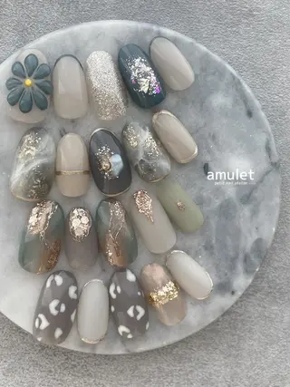 ネイル amulet TOMOMIのネイルデザイン