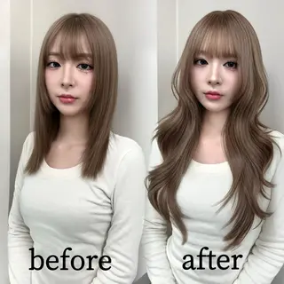 ロング Beleza 川越所属・Kazusa/川越/ エクステ/ハイトーンのヘアスタイル