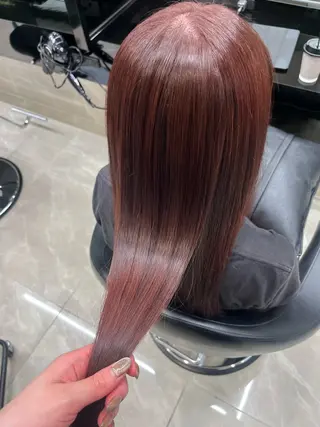 セミロング カラー ウスイマイコ カット/ケアカラーのヘアスタイル