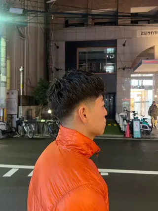 ショート メンズ 稲村 獅童のヘアスタイル