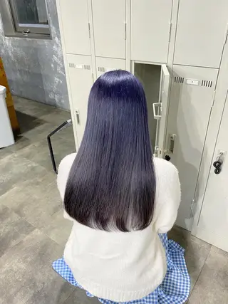 ロング カラー エフェクトブリーチ 🌟前澤啓太朗のヘアスタイル