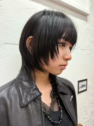 ミディアム レイヤー/ボブ/ パーマ/Rikuのヘアスタイル