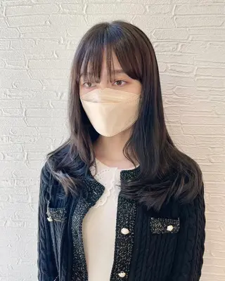 ロング カラー 艶感🫧透明感カラー YUKARIのヘアスタイル