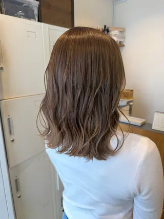 ミディアム .sirohair momoka🫧のヘアスタイル