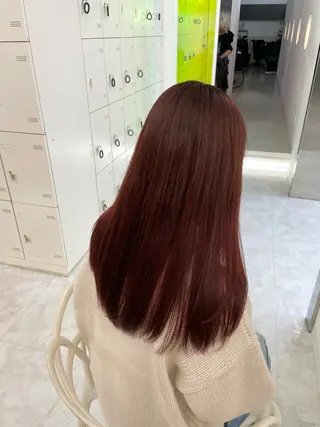 ロング カラー 中韓レイヤー/ ブラウン🤎はやとのヘアスタイル