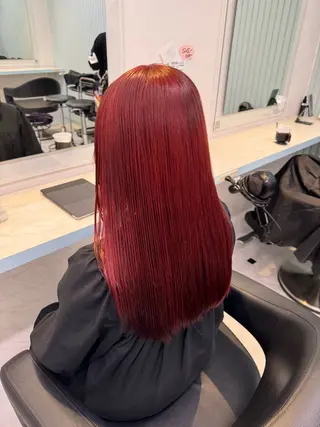 カラー 🇰🇷韓流暖色ヘア 🍒saaya🍒のヘアスタイル